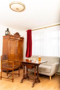 Khu vực ghế ngồi tại Historisches Ambiente im Fürstenbahnhof Lübstorf