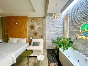 Letto o letti in una camera di Check-in Resort Koh Larn