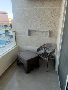Balkón nebo terasa v ubytování كازابلانكا ستار