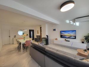 TV a/nebo společenská místnost v ubytování Apartman Rosa