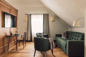 Posezení v ubytování Posthotel Taube