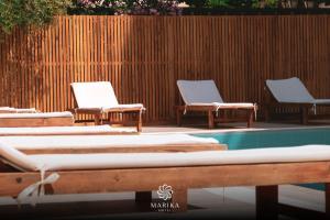 Bazén v ubytování Hotel Marika nebo v jeho okolí