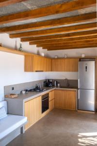 A kitchen or kitchenette at Avdos' olive house - land tales