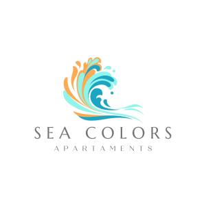 a colorful ocean wave logo template at Apartamenty Sea Colors - Basen i Sauna! Blisko Plaży - Bardzo Wysoki Standard in Jastrzębia Góra