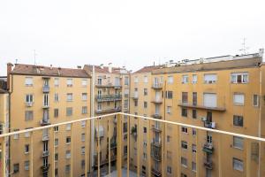 a view from the balcony of an apartment building at 59 Tourist House Bologna Lame - Self check-in in Bologna