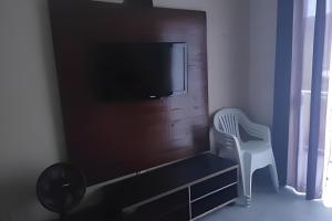 TV a/nebo společenská místnost v ubytování Apartamentos em SC