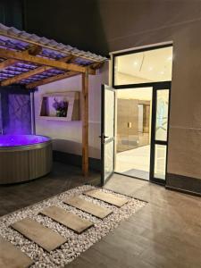 Postel nebo postele na pokoji v ubytování Hotel Euforia Lounge