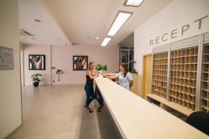 Vstupní hala nebo recepce v ubytování Hotel Slaven