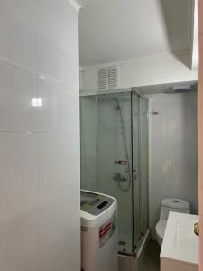Een badkamer bij Departamento céntrico en Viña del mar