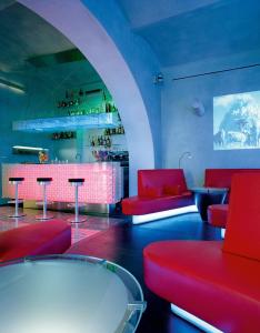 Posezení v ubytování Hotel Greif, a Member of Design Hotels