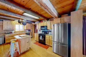 Kjøkken eller kjøkkenkrok på The Log Cabin