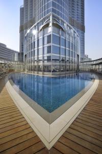 The swimming pool at or close to Armani Hotel Dubai, Burj Khalifa