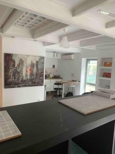 Virtuvė arba virtuvėlė apgyvendinimo įstaigoje Studio-Loft con Terraza