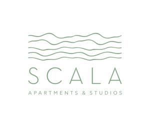 a set of waves logo templates on a white background at Scala Apartments in Kastraki