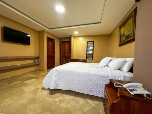 Letto o letti in una camera di Hotel Bucaneiro