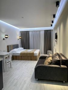 Postel nebo postele na pokoji v ubytování Hotel Peak + 11 fotografií