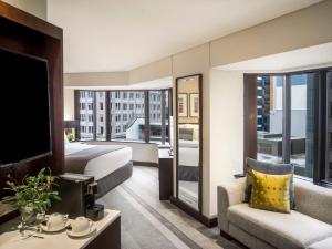 Uma área de estar em InterContinental Wellington by IHG