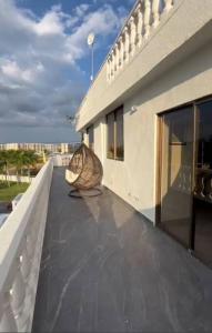 Balkón nebo terasa v ubytování Apartamento Tiziano Resort