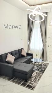 Ruang duduk di Villa Shafa Marwa