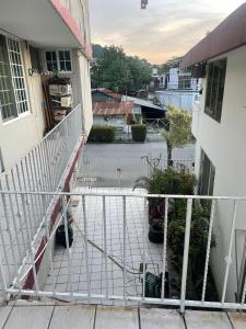 a view of a balcony of a house at Departamentos grandes y centricos. in Poza Rica de Hidalgo