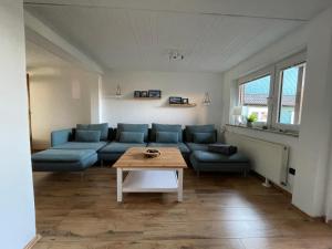Posezení v ubytování Ferienwohnung Hohensee EG