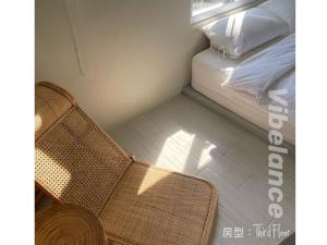 Postel nebo postele na pokoji v ubytování 春色領地 Vibelance inn + 5 fotografií