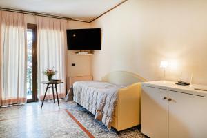 TV a/nebo společenská místnost v ubytování Hotel Daniel