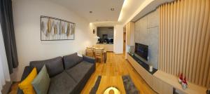 TV a/nebo společenská místnost v ubytování Apart Hotel Zlatni Javor, Apartment 410 + 37 fotografií