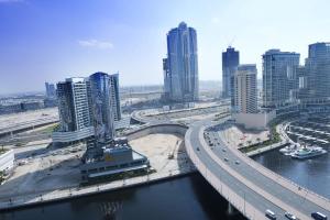 Fotografie z fotogalerie ubytování Brown Stone - Canal & Skyline View Voleo v Dubaji