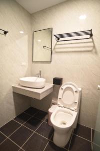 Koupelna v ubytování 安平商旅Choona Hotel Anping