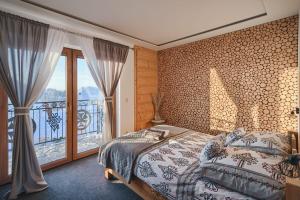 Posteľ alebo postele v izbe v ubytovaní Willa Pasieka Apartamenty Domki