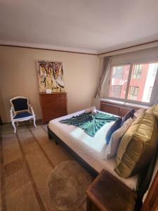 Katil atau katil-katil dalam bilik di Appartement Patio centre Gueliz