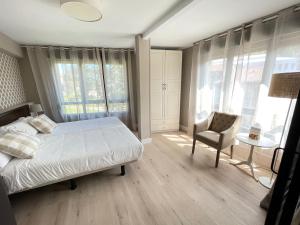 Postel nebo postele na pokoji v ubytování Apartamentos Las Vegas