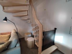 Posezení v ubytování Ferienhaus Deich Frans