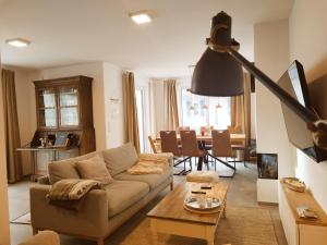 Posezení v ubytování Ferienhaus Deich Frans