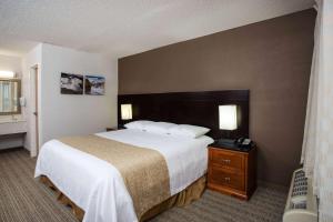 Postel nebo postele na pokoji v ubytování Travelodge by Wyndham Fort Wayne North