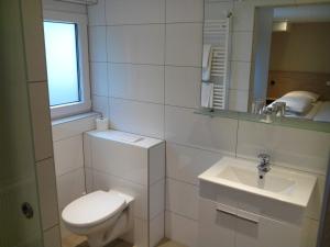 Koupelna v ubytování Hotel Scheid