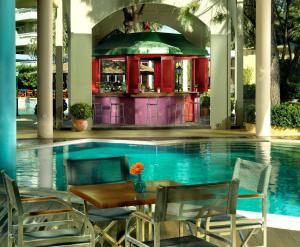 Der Swimmingpool an oder in der Nähe von Dionysos Hotel