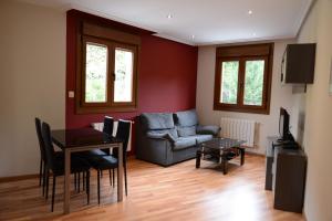 Posezení v ubytování Apartamentos el Rincon de Limes