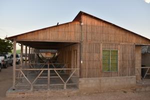 Bygningen som pensionatet ligger i