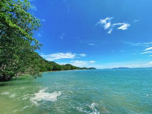 una vista de un cuerpo de agua con árboles en Sabai Corner Bungalows - SHA Extra Plus, en Ko Yao Noi