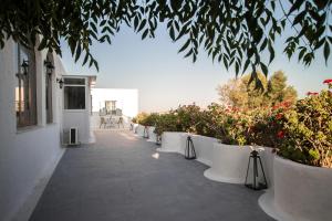Balkón nebo terasa v ubytování Villa Iliovasilema Santorini