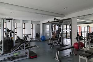 Spordikeskus ja/või sportimisvõimalused majutusasutuses Piazza Navona Porto Alegre by Intercity
