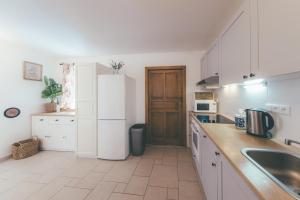 Kjøkken eller kjøkkenkrok på Chalupa Kozlovna