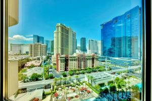 Splošen razgled na mesto Las Vegas oz. razgled na mesto, ki ga ponuja apartma