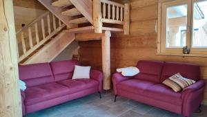 Posezení v ubytování Böhmerwald Lodges