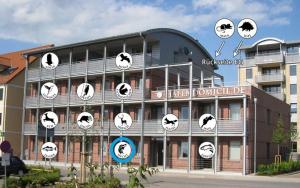 Budova, kde se apartmán nachází