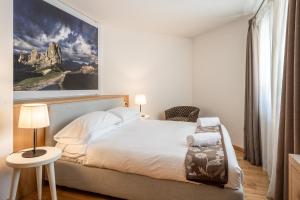 Postel nebo postele na pokoji v ubytování Chalet Falorie