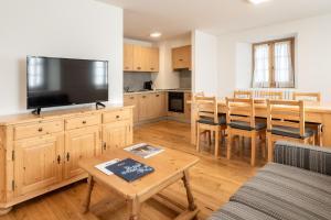 Kuchyň nebo kuchyňský kout v ubytování Chalet Falorie