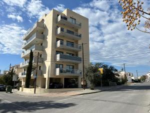 a building on the side of a street at Majestic Boutique Apartment/2BR in Nicosia